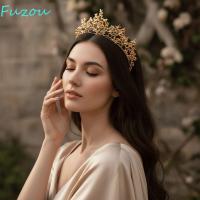 ราคา FUZOU Retro Crown, Bar Mitzvah Crown Rhinestone โลหะมงกุฎเจ้าหญิง,ผม Headdress อุปกรณ์เสริมผม Hoop แถบคาดศีรษะสไตล์เกาหลีเจ้าสาว Tiaras งานแต่งงาน (46653250481)