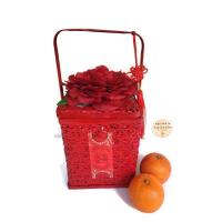 ราคา ปิ่นโต ปิ่นโตพิกุล เหลี่ยม (สีแดง) ขนาด 7x8 นิ้ว ที่ใส่อาหาร ตรุษจีน ตะกร้าส้ม(ใส่ส้มได้ 8-12 ลูก) กระเช้าส้ม bankokprao (49251121067)