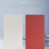 ราคา ㊣✅กระเบื้อง PU เกล็ดปลาน้ำหนักเบาอิฐย้อนยุคลายเกล็ดปลาผนังพื้นหลังในร่มกระดานตกแต่ง PU หินหนังอิฐวัฒนธรรม (27112115003)