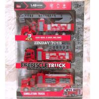 ราคา โมเดลรถดับเพลิง ขนาด8.5นิ้ว Fire Rescue Pull Back Model Truck (7316403075)