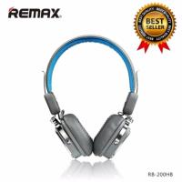 ราคา Remax หูฟังบลูทูธ RB-200HB 3.5mm mart HIFI Wireless BluetoothHeadphone On-Ear Headset for Smartphones (526490331)