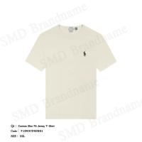 ราคา Polo Ralph Lauren เสื้อยืดคอกลมผู้ชาย รุ่น Custom Slim Fit Jersey T-Shirt Code: 710937292001 (42972651561)