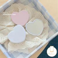 ราคา อินเทรนด์แบบพกพาน่ารักสี Candy Love Heart กระจกแต่งหน้า 3D ตุ๊กตา Contrast สีสําหรับเคสโทรศัพท์ติดตั้งถ้วยดูด Backed กาวยางซิลิโคน Sucker Pad สําหรับ Fixed Pad (26991284771)