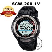 ราคา CASIO Outgear รุ่น SGW-200-1VDR นาฬิกาข้อมือสำหรับผู้ชาย นาฬิกาสำหรับการวิ่งเดิน SGW SGW200 (5659414089)