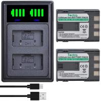 ราคา Tectra NB-2L NB-2LH แบตเตอรี่/LED Dual USB Charger สำหรับ Canon PowerShot G7 S30 S45 S50 S70 DC410 VIXIA HF EOS 400D (18047392295)