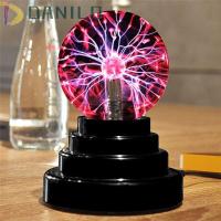 ราคา Danilo Magic Plasma Ball Lamp, Touch Sound Control Glass Plasma Light, ความแปลกใหม่บรรยากาศ Sensitive 3 นิ้ว Night Light (29723687051)