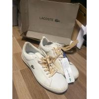 ราคา รองเท้าผ้าใบ LACOSTE แท้สีขาว (44456296839)