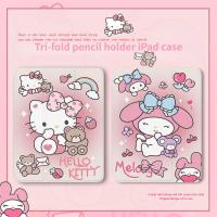 ราคา จัดส่งภายใน24ชั่วโมงใหม่ เคส คุณภาพ ดี เคสไอแพด TPU สีชมพูการ์ตูน ลายการ์ตูน เคสไอแพดลายคิตตี้ พร้อมช่องใส่ดินสอ สําหรับ เคสไอแพดมินิ 5 iPad Air 5 10.9 gen9 10.2 Air 1 2 9.7 Air 3 10.5 (25969983111)