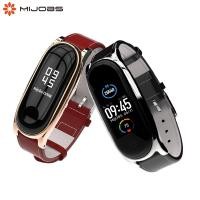 ราคา Mijobs สายนาฬิกาข้อมือหนังวัวแท้ แบบเปลี่ยน สําหรับ Xiaomi Mi Band 6 5 Mi Band 4 Mi Band 3 Xiaomi Mi 6 5 (23976483846)