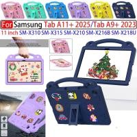 ราคา SAMSUNG สําหรับSamsung Tab A11 + A11 Plus 5G 11 นิ้วSM-X310 X315 2025 Tab A9 + A9 Plus 11 นิ้วX210 X216B x218u 2023 กรณีกันกระแทกเด็กการ์ตูนผู้ถือEva Handle Cover PC Bracket (47352253722)
