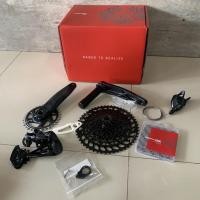 ราคา sram GX 12 speed Group set ขาจาน 28.99 mm เฟือง10-52t (12215350349)