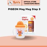 ราคา PIGEON Mag Mag Step 3 - ถ้วยฟาง | ขวดน้ําดื่มเด็กฟาง | แก้วหัดดื่ม 180มล (42964761011)