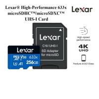 ราคา Lexar 633x microSDHC/XC UHS-I 128GB - 512GB (R 100 MB/s + Adapter) ใช้งานร่วมกับ Smartphones,Tablets ประกัน 10 ปี (29909023421)