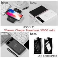 ราคา Hoco J11 Wireless Charger Powerbank 10000 mAh แบตสำรองไร้สาย (858613091)