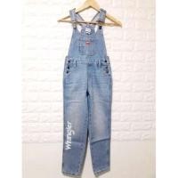 ราคา Wrangler เอี๊ยมยีนส์เด็กผู้หญิง ไซส์10 สียีนส์ฟอก (14042204856)