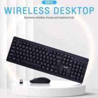ราคา NENมาใหม่ส่งเร็วOKER KEYBOARD MOUSE WIRELESS DESKTOP คีย์บอร์ด เมาส์ ไร้สาย OKER K-913 (42523250375)