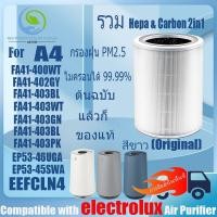 ราคา แผ่นกรอง electrolux A4 FA41-400WT FA41-402GY FA41-403BL、403WT、403GN、403BL、403PK EP53-46UGA EP53-45SWA EEFCLN4 HEPA Filte (27323170500)