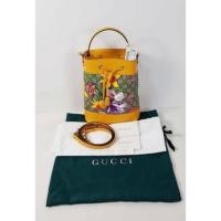 ราคา GUCCI Ophidia GG Flora Pattern Small Bucket Bag (11172051077)