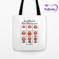 ราคา Andy Warhol Velvet Underground Merch Canvas Tote Bag (49502802708)