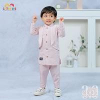 ราคา ชุดสูทลูกบาศก์สําหรับเด็กผู้ชาย Athlla สีชมพู (53802516781)