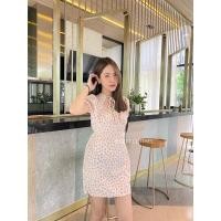 ราคา มินิเดรสแขนดอลลี่แต่งเว้าอกผูกมินิโบว์ (8472023718)