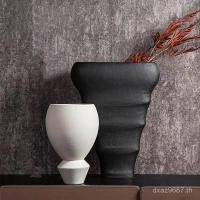 ราคา สามเหลี่ยมขายอาคารอุปกรณ์ตกแต่งบ้านเรซิ่นสไตล์จีนที่ทันสมัยสีดําสีขาวนุ่มประกอบจับคู่ดอกไม้เรือรุ่นห้องแจกันสร้างสรรค์ บิว (47253366699)