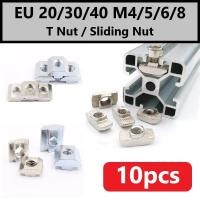 ราคา [10 ชิ้น] EU20/30/40 M4/M5/M6/M8 ตําแหน่งถั่ว T ถั่วเลื่อน T-slot V-slot Extrusion Nuts (56501672797)