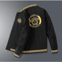 ราคา ใหม่ผู้ชายสบายๆแฟชั่นสลิมฟิตที่มีคุณภาพสูงพื้นที่ขนาดใหญ่เย็บปักถักร้อยเบสบอลแจ็คเก็ตคอ (42614398787)