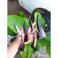 ราคา มีดเดือยไก่ ใบมีดมี5 นิ้ว ️ทำจากเหล็กก้านวาล์ว ด้ามปลอกไม้ขาวดำลายสวย คอรัดลายทองแดง (16391207749)