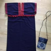 ราคา เดรสผ้าฝ้ายพื้นเมือง แซกผ้าไทย ✨ (1203570624)