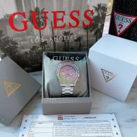 ราคา ประดับคริสตัล มีเข็มบอกวัน , วันที่ ✨ นาฬิกา Guess GW0483L1 SOL SILVER (24681274862)
