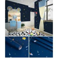 ราคา Wallpaper ลายอวกาศ วอลเปเปอร์สติ้กเกอร์ ติดผนัง โมเดิร์น (1070505953)