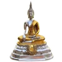 ราคา พระพุทธรูปบูชา หลวงพ่อโต วัดบางพลีใหญ่ใน พ.ศ.2520 เนื้อทองเหลือง สองกษัตริย์ หน้าตัก5นิ้ว (25531637031)