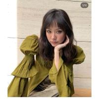 ราคา (650 รส.) เสื้อ mitr size xs สีเขียว สภาพดีค่ะ (23860342839)