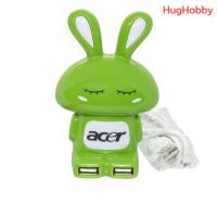 ราคา [มือ2 สภาพดี] USB HUB 4P (Rabbit) สีเขียว ของกำนัลจาก Acer (เอเซอร์) (24390879835)