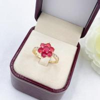 ราคา แหวนพลอยดอกไม้ ประดับเพชร ขนาด2สลึง ทองโคลนนิ่ง 0365 (17292488753)