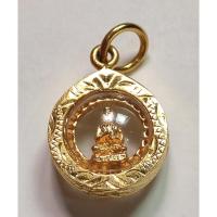ราคา จี้สมเด็จโต องค์จิ๋ว สีทอง เลี่ยมทองไมครอน (21949652378)