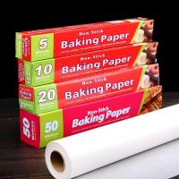 ราคา กระดาษไข กระดาษรองอบขนม กระดาษไขกันติด Baking Paper ม้วนยาว ไม่ติดอาหาร ราคาส่ง (43014787200)