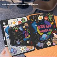 ราคา [iPad Air 4] เคสอะคริลิค ลายการ์ตูนยานอวกาศ พร้อมช่องใส่ปากกา 360 สําหรับ iPad Air 5 10.9 Pro 11 10th 9th 8th Gen 7th 10.2 Air3 Mini 6 ° เคส iPad หมุนได้ (22089627453)