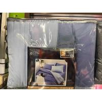 ราคา นวมชุด6 ฟุต 6 ชิ้น เเบรนด์ STAMPS ทอหนา 330 เส้นด้าย ผ้านวมเป็นทูโทนด้านละสี (43302279962)