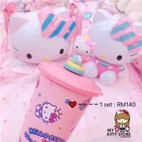 ราคา Hello Kitty 45th Anniversary Popcorn Bucket Coin Bank Bottle Cup (29941997884)
