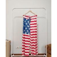 ราคา กางเกงผ้าสบาย ลายธงชาติเมกา (20048065936)