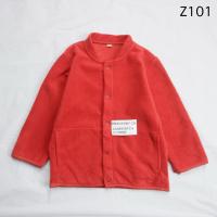 ราคา เสื้อแจ็คเก็ตเด็กกันหนาวผ้าฟลีซ Muji สีแดง ไซส์ kids90 อก 24 ยาว 15 นิ้ว (57903066351)