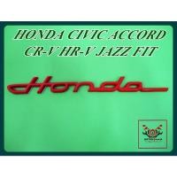 ราคา HONDA CIVIC ACCORD CR-V HR-V JAZZ FIT - LOGO EMBLEM "RED" // โลโก้ ตัวอักษร สติ๊กเกอร์ ติดรถ (12262923374)