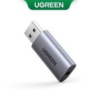 ราคา UGREEN 2 in 1 อะแดปเตอร์การ์ดเสียงภายนอก แบบ USB (6446216683)