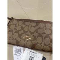 ราคา Coach 2ซิป L สีน้ำตาลอ่อน ของแท้ (23444548731)