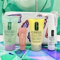 ราคา Clinique Gift Set 4 Items + Bag กระเป๋าขาว เซทผลิตภัณฑ์บำรุงผิวหน้า (29962290851)