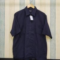 ราคา KEMEJA Navy Michiko London Zipper Shirt - เสื้อแจ็คเก็ต Preloved (27181991766)