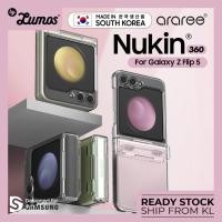 ราคา Araree Samsung Galaxy Z Flip 5 Nukin 360 Series Simple Slim Transparent Full Cover Protective Case (40064927932)