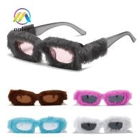 ราคา แว่นตากันแดดน่ารักแบบตุ๊กตา กำมะหยี่นุ่มสำหรับหน้าหนาว ป้องกัน UV400 สไตล์ย้อนยุค (51503338484)